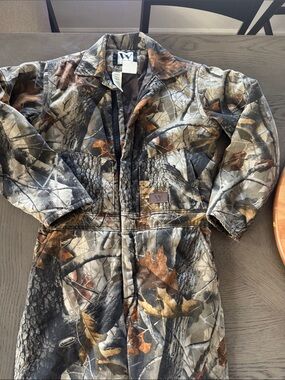 Walls Camouflage  insulated Coverall - Brown/Green/Gray. Youth size 16